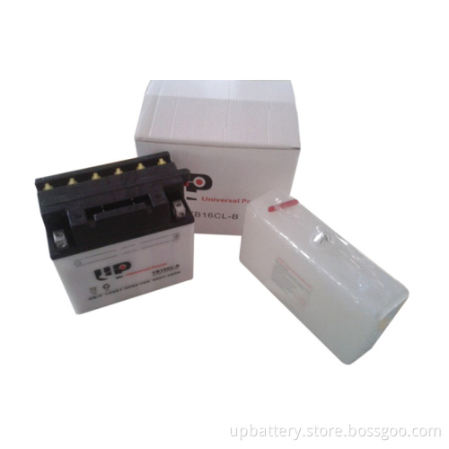 12V 16ah Dry-Charged Vented Motorcycle Battery (HYB16A-AB)